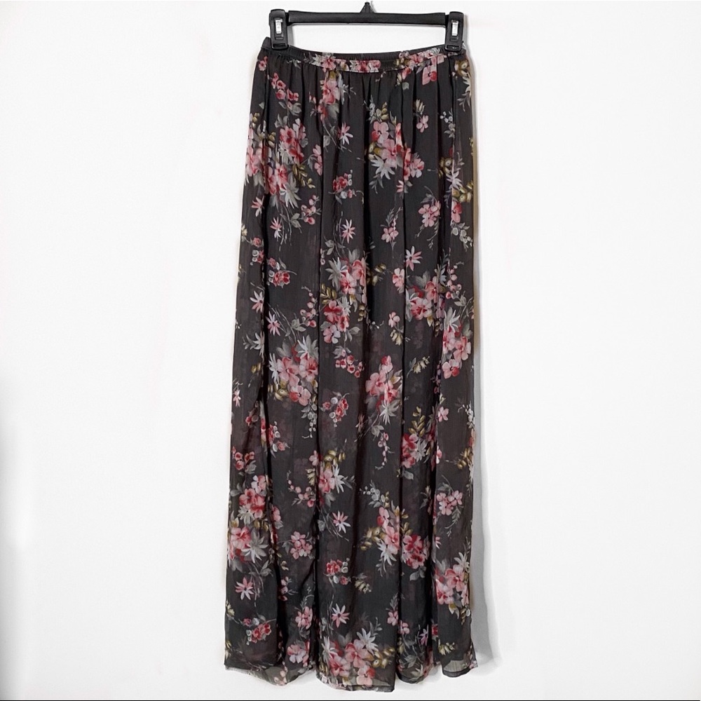 Hollister Floral Maxi Skirt